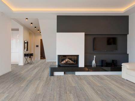 IPC Smaragd Premium Vinylboden Eiche Altholz Mineralgrau 3mm - Gewerbe & Objekt