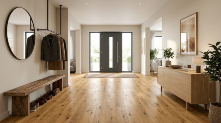 Meniar Proslide Vinylboden Lost Eiche Design zum Klicken