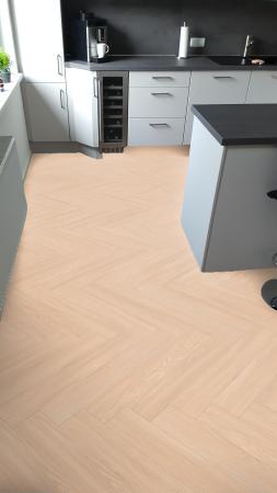 Gerflor VIRTUO 55 FISCHGRÄT HB 1463 BLOMMA CREAM