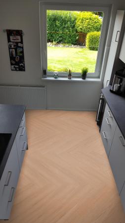 Gerflor VIRTUO 55 FISCHGRÄT HB 1465 BLOMMA NATURAL
