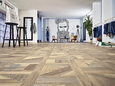 Vinylboden Joka 5457 Brown Tetris Wood