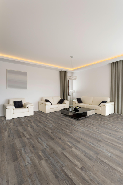 "IPC Rubin XL Vinylboden Eiche Herbstgrau - Elegante Groß-Dielen 238x1229mm"