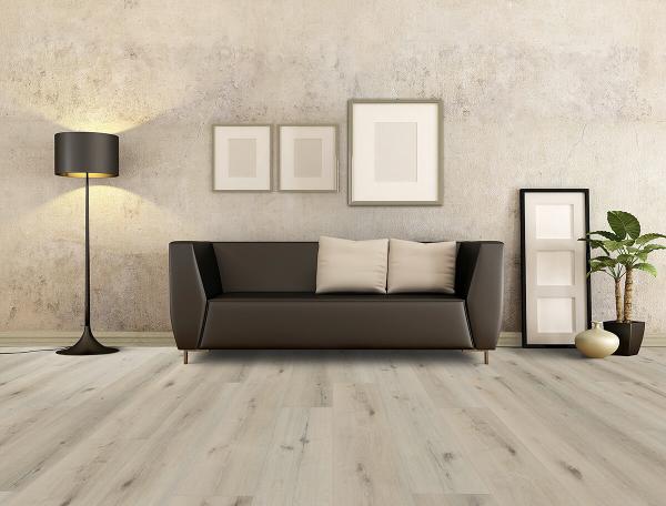 IPC Vinylboden Eiche Hermelinweiß XXL zum Verkleben - 3mm, 0,55mm Nutzschicht - QNG zertifiziert