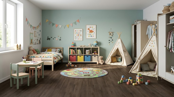 Meniar Flooring Vinylboden Bankster Eiche Design zum Klicken