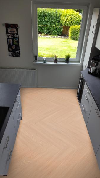 Gerflor VIRTUO 55 FISCHGRÄT HB 1460 BLOMMA BEIGE