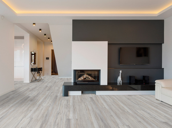 Eiche Austergrau Vinylboden auch für Feuchträume